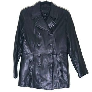Colebrook Black Leather Jacket